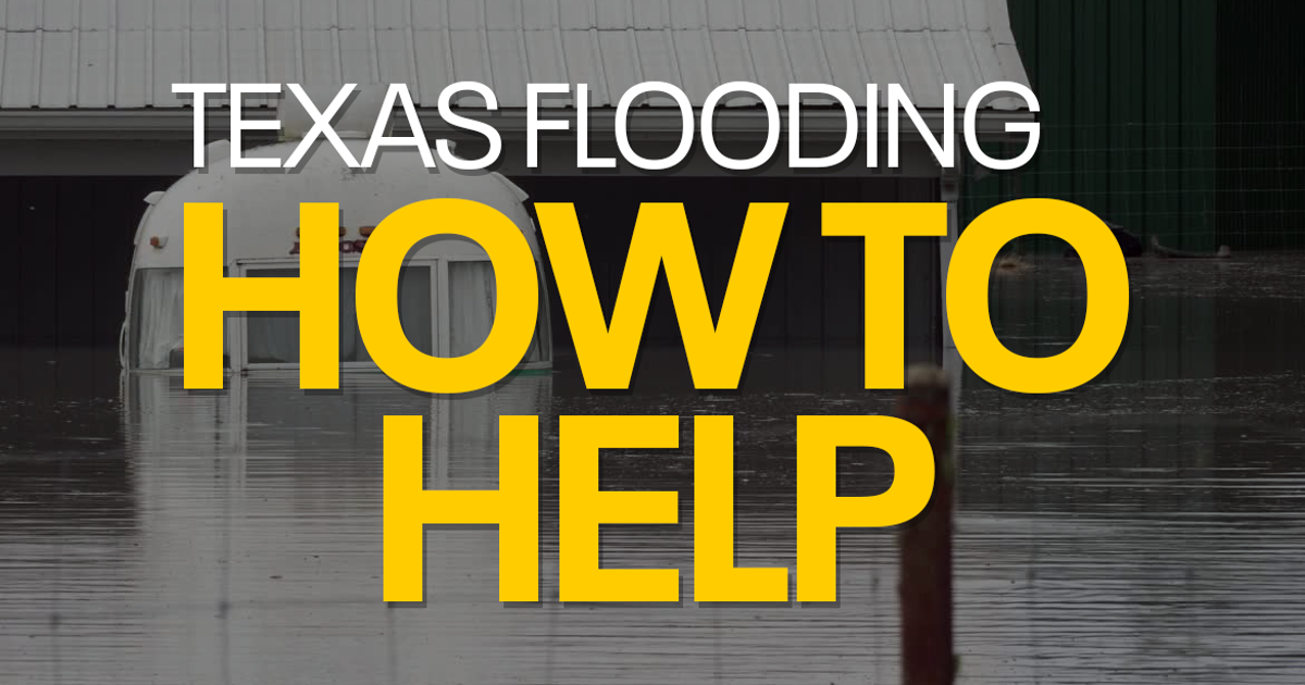 Texas Flooding: How to help the flood victims