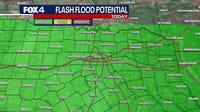 Slow-moving storms dump up to 6 inches of rain across DFW, triggering flash flooding