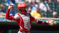 Rangers acquire catcher, relief pitcher from Angels