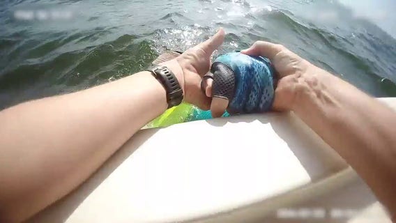 Body camera video shows missing fisherman’s rescue at Lake Tawakoni
