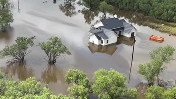 Gov. Abbott surveys air view of devastating South Texas flooding
