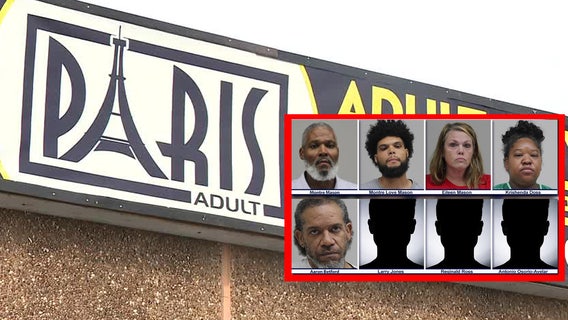 8 indicted in Dallas sex trafficking case tied to Paris Adult Book Store