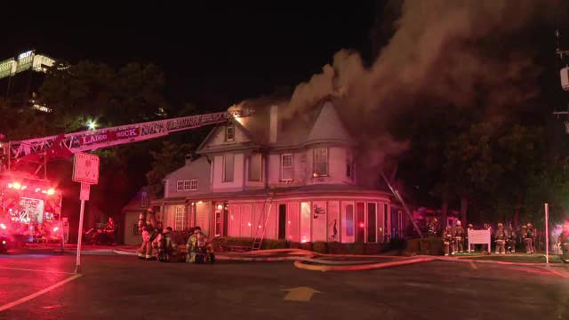 Three-alarm fire heavily damages Uptown Dallas Pilates studio early Wednesday morning