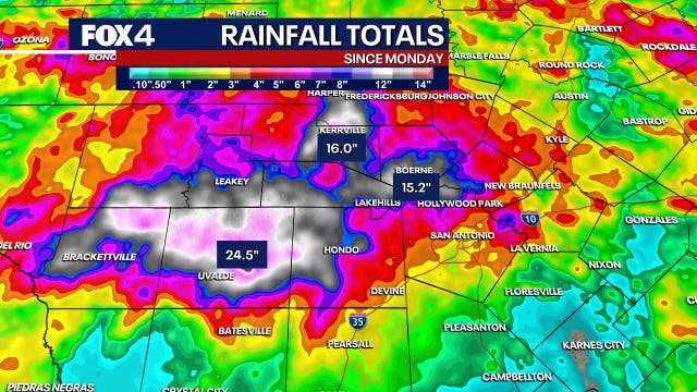 Dangerous flood wave hits Kerr County while North Texas faces local flood advisories