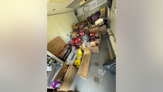 Fort Worth Police shut down illegal fireworks operation