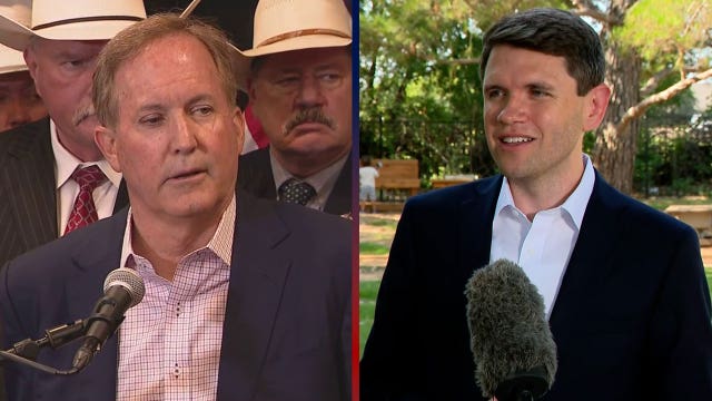 Paxton calls Talarico 'anti-law enforcement' at Fort Worth campaign event