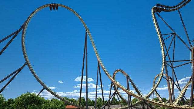 Six Flags Over Texas sets opening date for Tormenta giga dive coaster