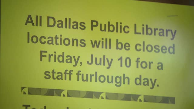 Residents lament Dallas public library closures on citywide furlough day