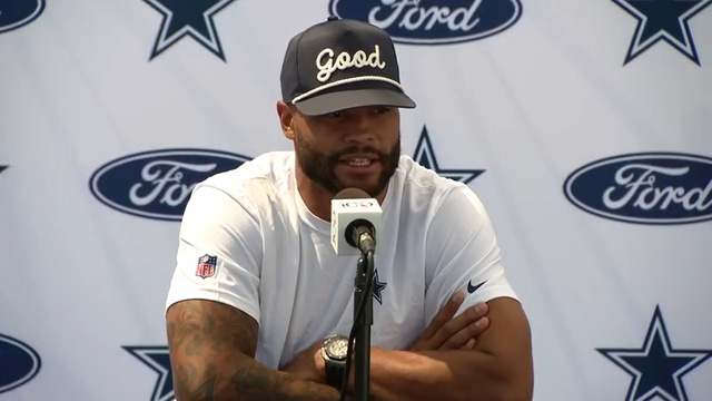 Dallas Cowboys Training Camp: Dak Prescott talks Super Bowl goals