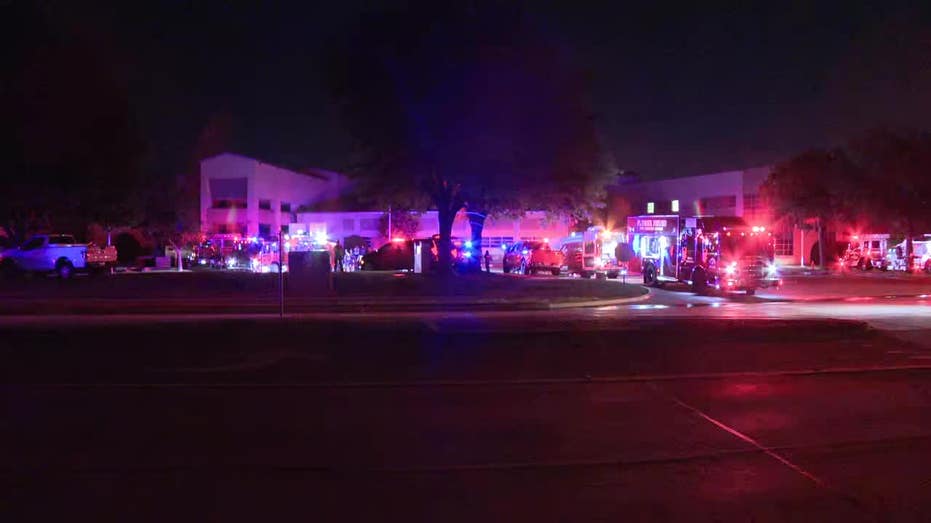 Three-alarm fire draws massive response to Killough High School in Lewisville
