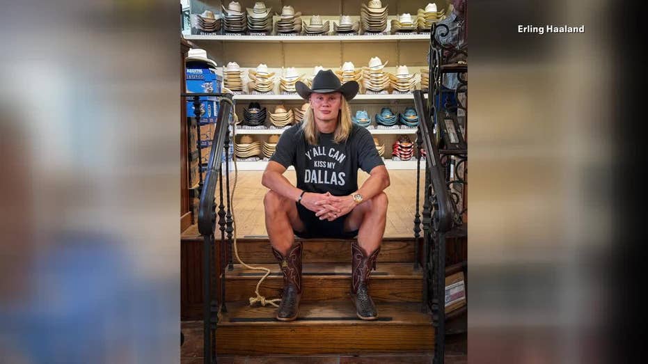Erling Haaland’s Dallas Western wear purchase goes viral