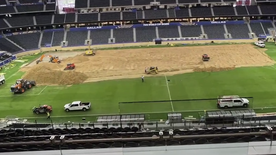 Grass field at AT&T Stadium removed after final World Cup match in North Texas — FOX 4 Dallas