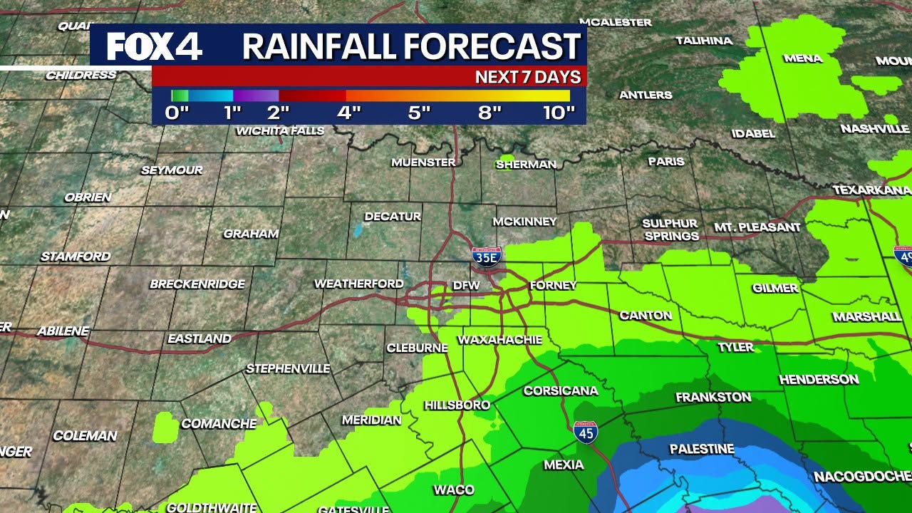 Dallas Weather: Tropical disturbance could bring rain to DFW