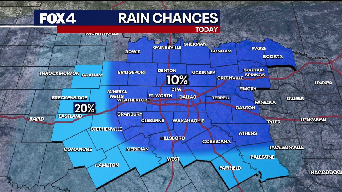 Dallas Weather: More isolated storms possible, partial lunar eclipse happening Thursday