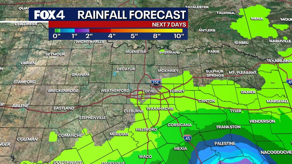 Dallas Weather: Tropical disturbance could bring rain to DFW