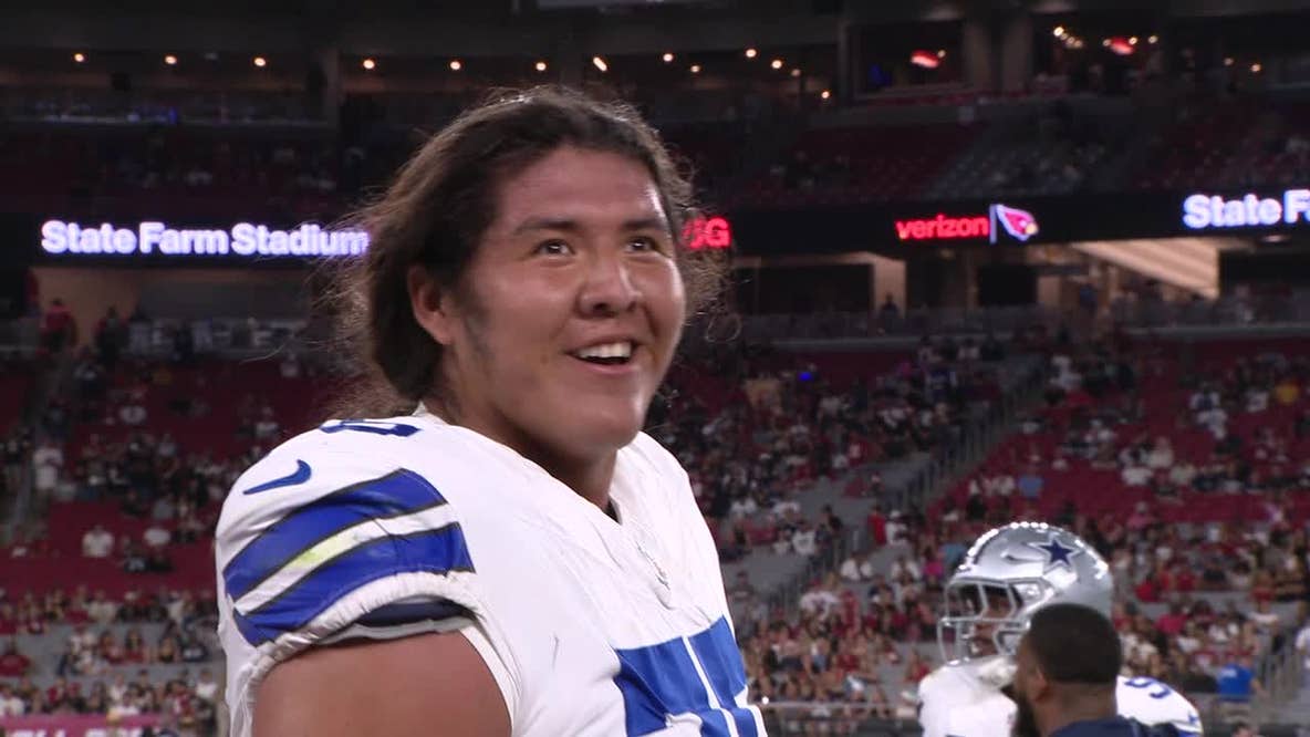 Dallas Cowboys rookie Shiyazh Pete earns standing ovation during preseason game