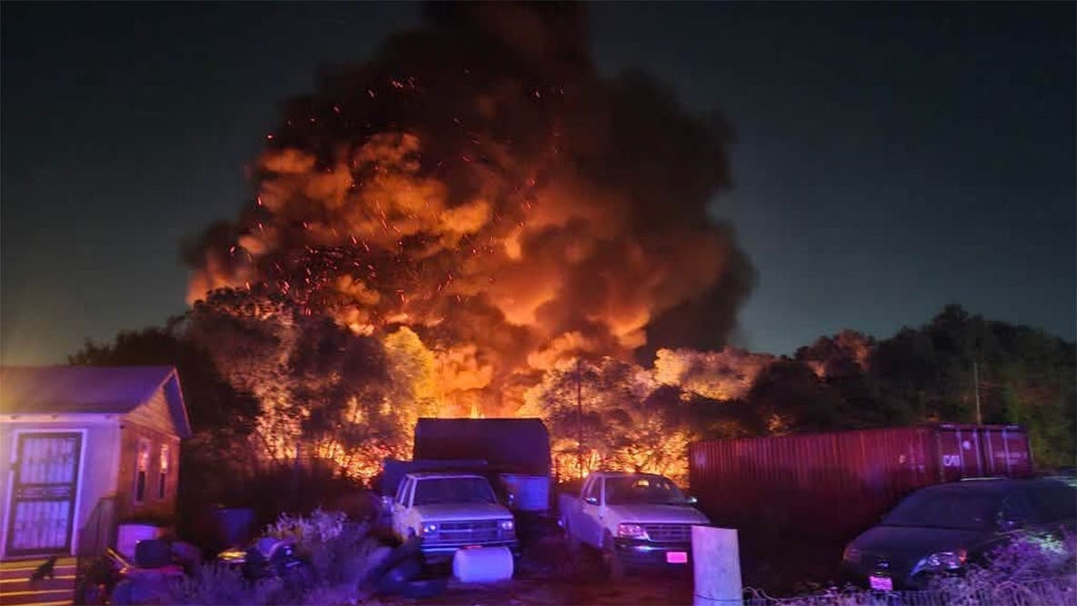 Fire in Dallas County prompts evacuations overnight