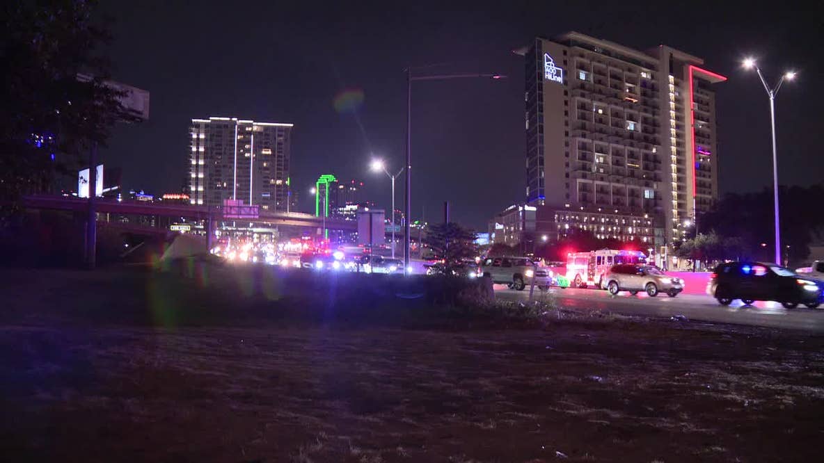Pedestrian killed in hit-and-run crash on I-35E in Dallas