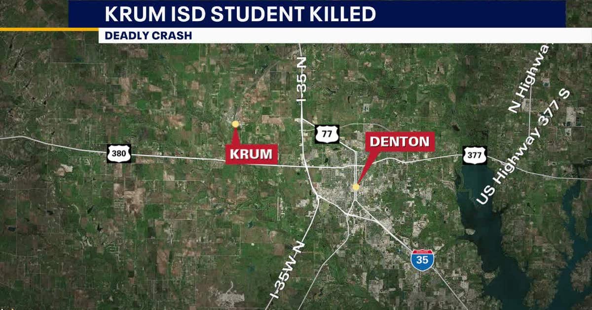 1 Krum ISD student killed, 2 others hurt in crash