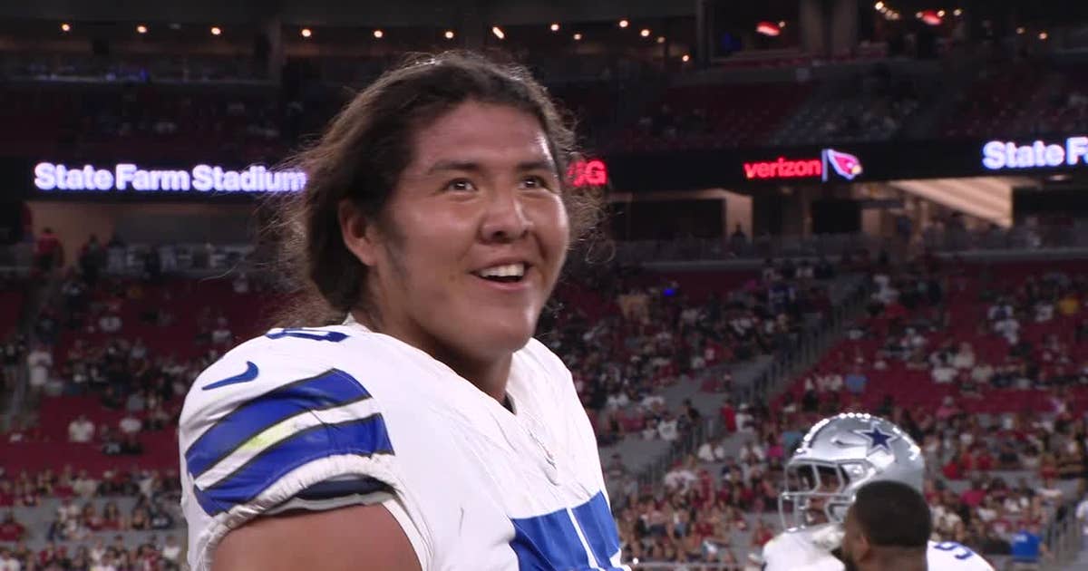 Dallas Cowboys rookie Shiyazh Pete earns standing ovation during preseason game