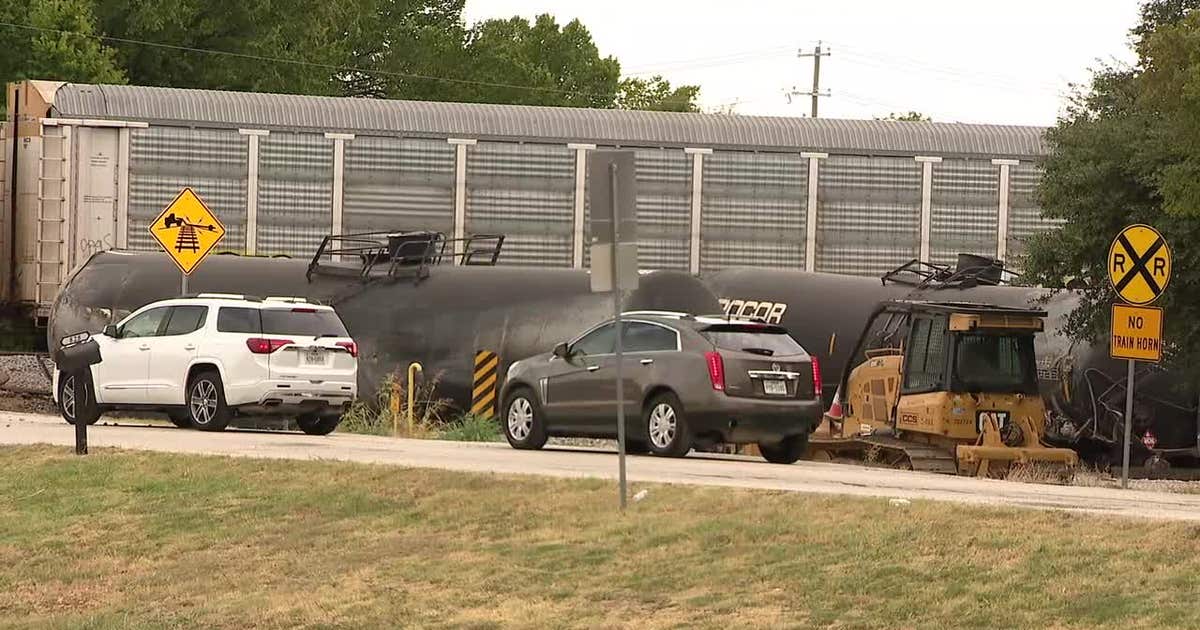 Roads, train tracks reopen near site of Mansfield train derailment as clean-up continues