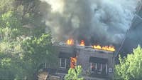 Fire causes roof to collapse on several Arlington businesses
