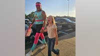 North Texas dad dresses like 80s fitness instructor to drop his kids off on their first day