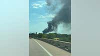 Grand Prairie firefighters responded to one-alarm fire involving 30+ vehicles