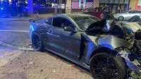 Downtown Dallas crash sends 4 to the hospital
