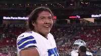 Dallas Cowboys rookie Shiyazh Pete earns standing ovation during preseason game