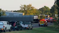 Train derailment in Collinsville due to vehicle crash; injuries reported