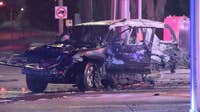 2 hurt, another flees Red Bird area fiery crash