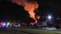 Vacant South Dallas home destroyed in midnight blaze