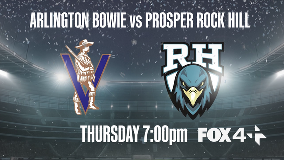Arlington Bowie takes on Prosper Rock Hill on FOX 4+