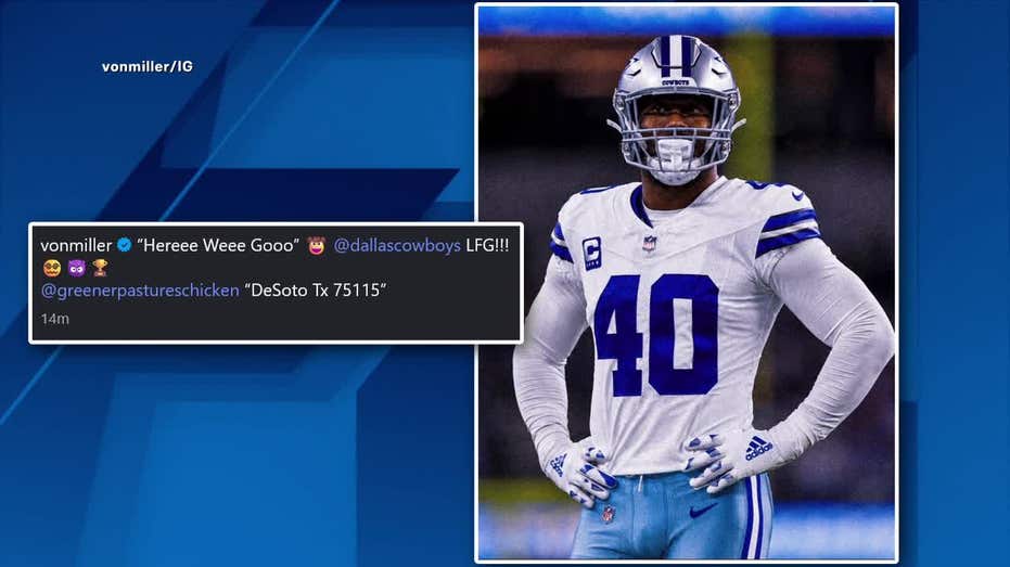 Dallas Cowboys sign pass rusher Von Miller to 1-year contract — FOX 4 Dallas