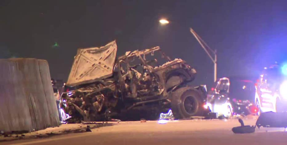 Wrong-way SUV crash on Highway 121 in Fort Worth leaves three dead, including driver