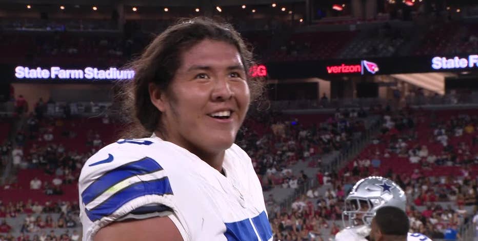 Dallas Cowboys rookie Shiyazh Pete earns standing ovation during preseason game