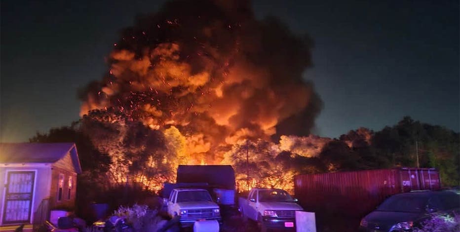 Officials lament lack of water in Sand Branch after 10-acre grass fire