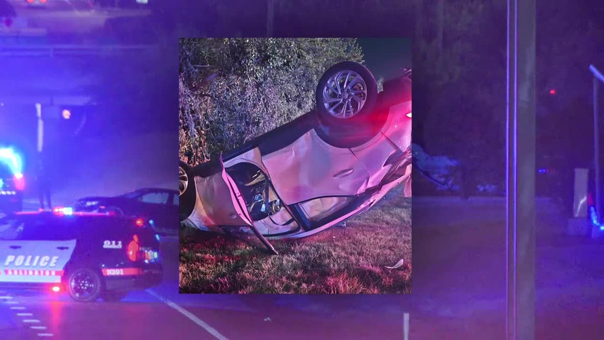 Father recalls finding teen daughter's car upside down after I-30 police pursuit in Grand Prairie