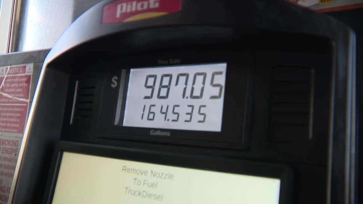 Rising diesel prices put strain on truck drivers, supply chain