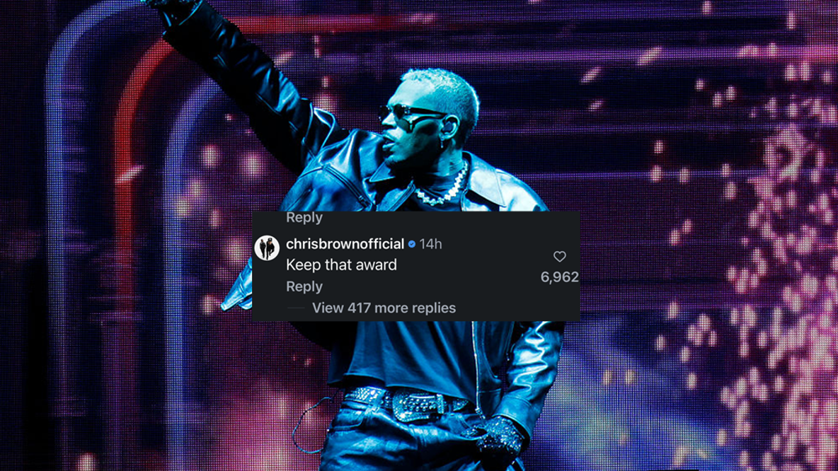Chris Brown tells Texas lawmaker to 'keep that award' after backlash