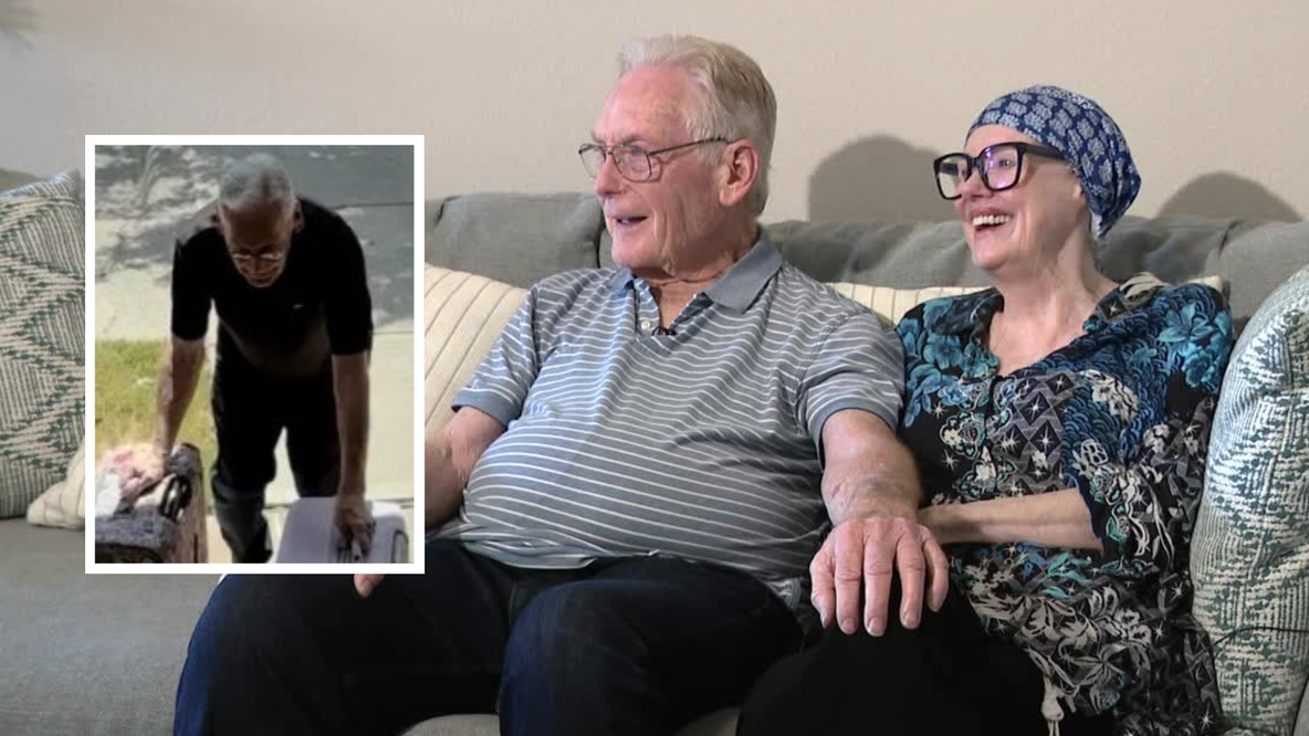 Community rallies around elderly North Texas resident seen delivering lost luggage to support ailing wife