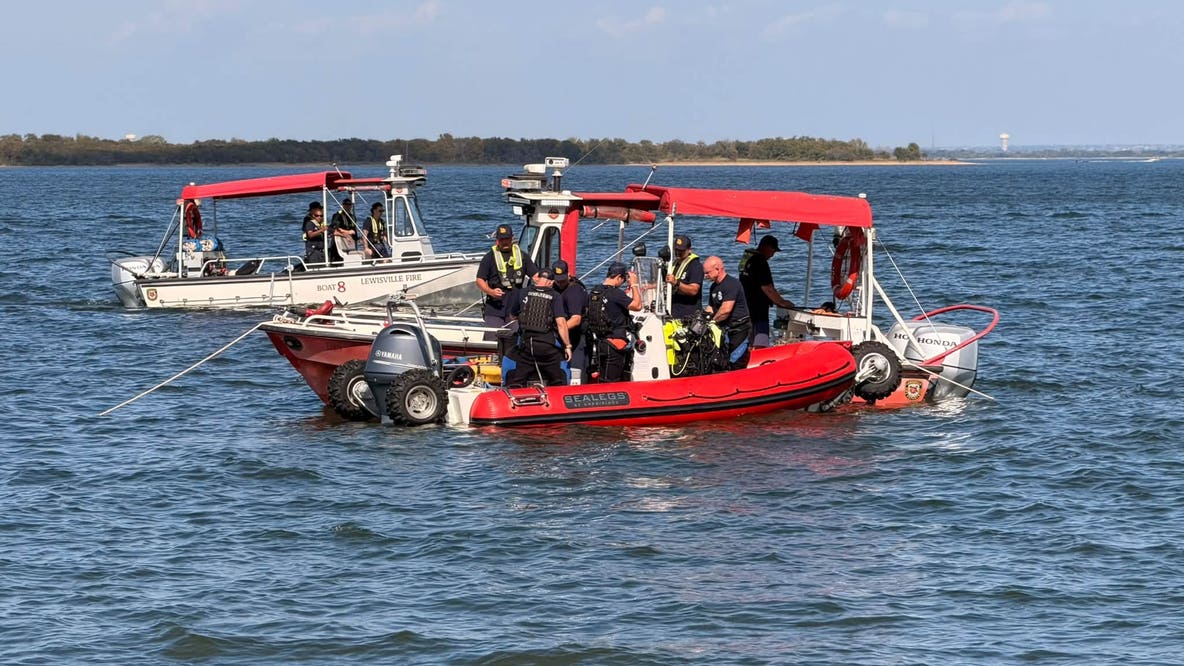 Emergency crews launch multi-agency search for missing person near Lake Park in Lewisville