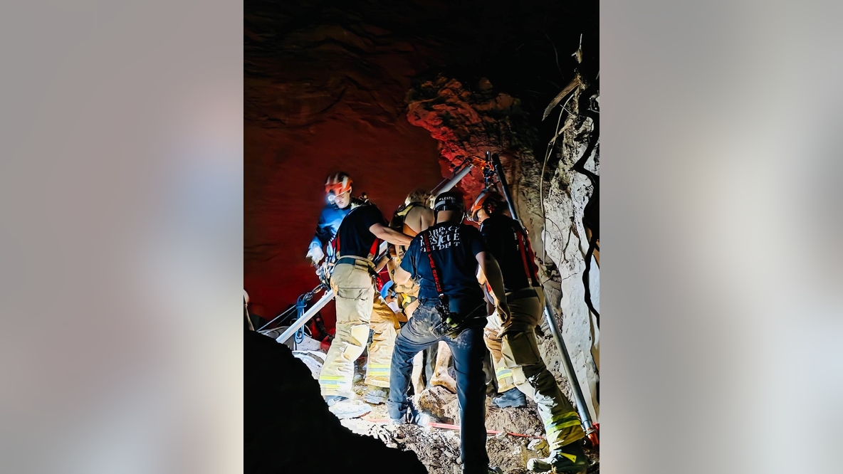 Trapped juvenile rescued from collapsed cave near Lake Alan Henry