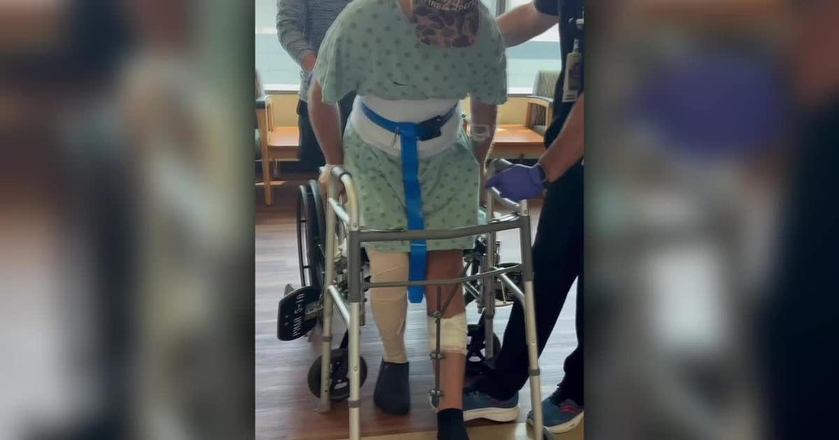 Fort Worth firefighter fights to walk and serve again after severe garage collapse