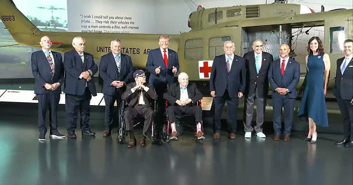 Trump visits National Medal of Honor Museum in Arlington