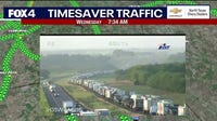 Fatal crash and vehicle fire shut down southbound I-35W near Hill-Johnson county line