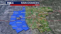 Dallas Weather: Rain chances return to the forecast for Wednesday