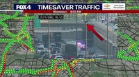 Concrete chunks fall into traffic on Dallas Central Expressway