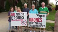 Richardson residents protest loud, low-flying Amazon delivery drones